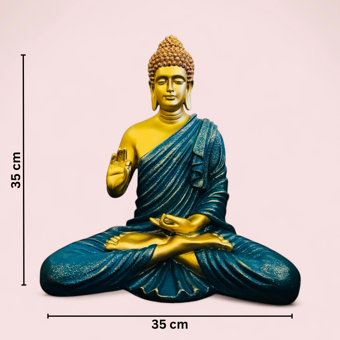 Elegant Meditating Buddha Statue for Home Decor