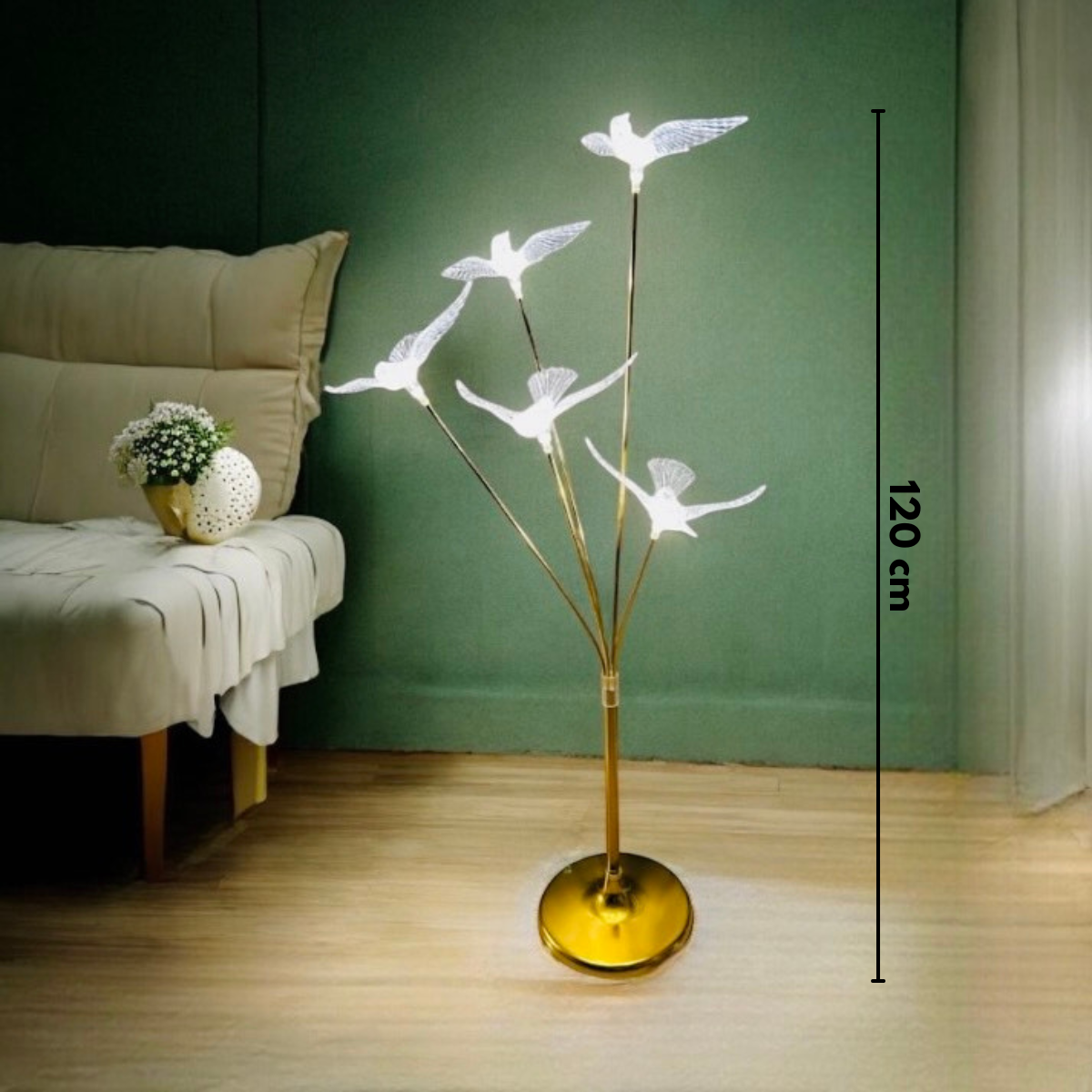 Bird Standing Led Light Floor Lamp