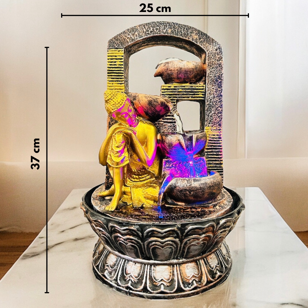 Sleeping Buddha Table Top Fountain for Home Decor