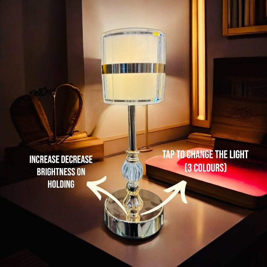Elegant Potable Table Lamp with 3 Light modes