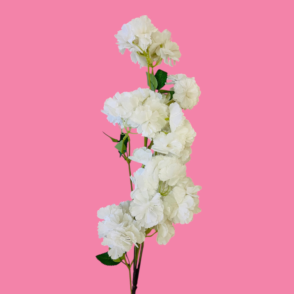 Pink and White Artificial Matthiola Flowers for Flower Vase- Stylish Home Decor