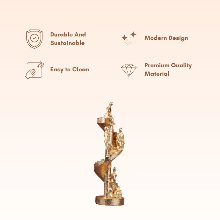 Symbol of Progress: Spiral Staircase Showpiece Ideal for Home Decor