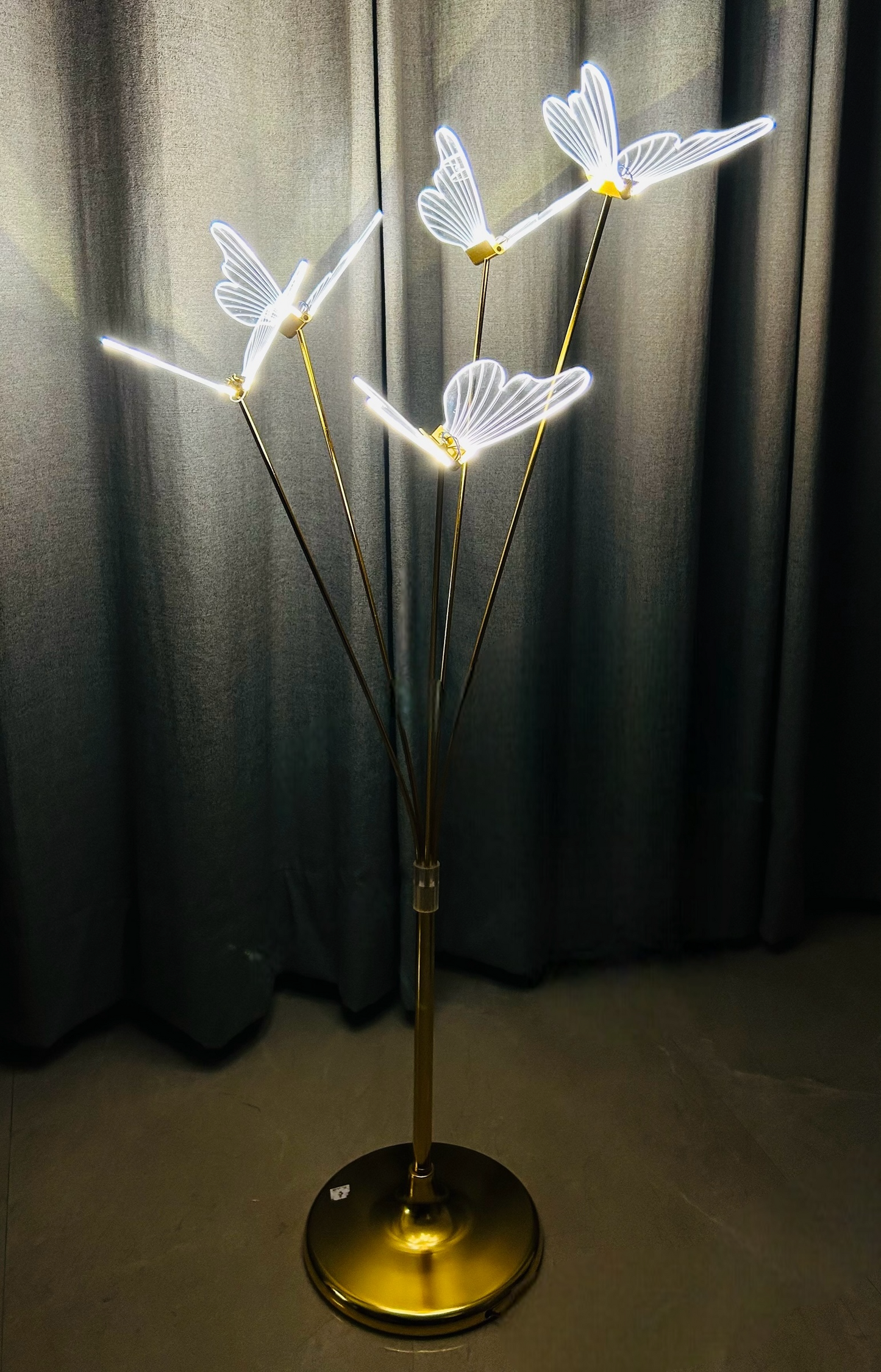Butterfly Standing Led Light Floor Lamp (Metal)