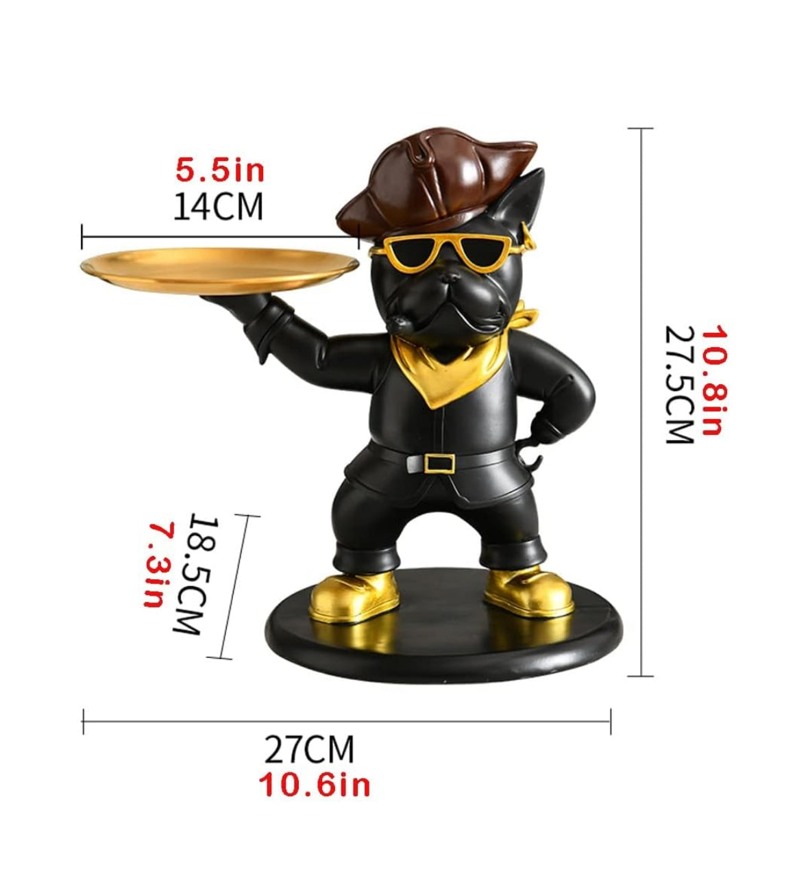 French Bulldog Butler Tray For Home Decor