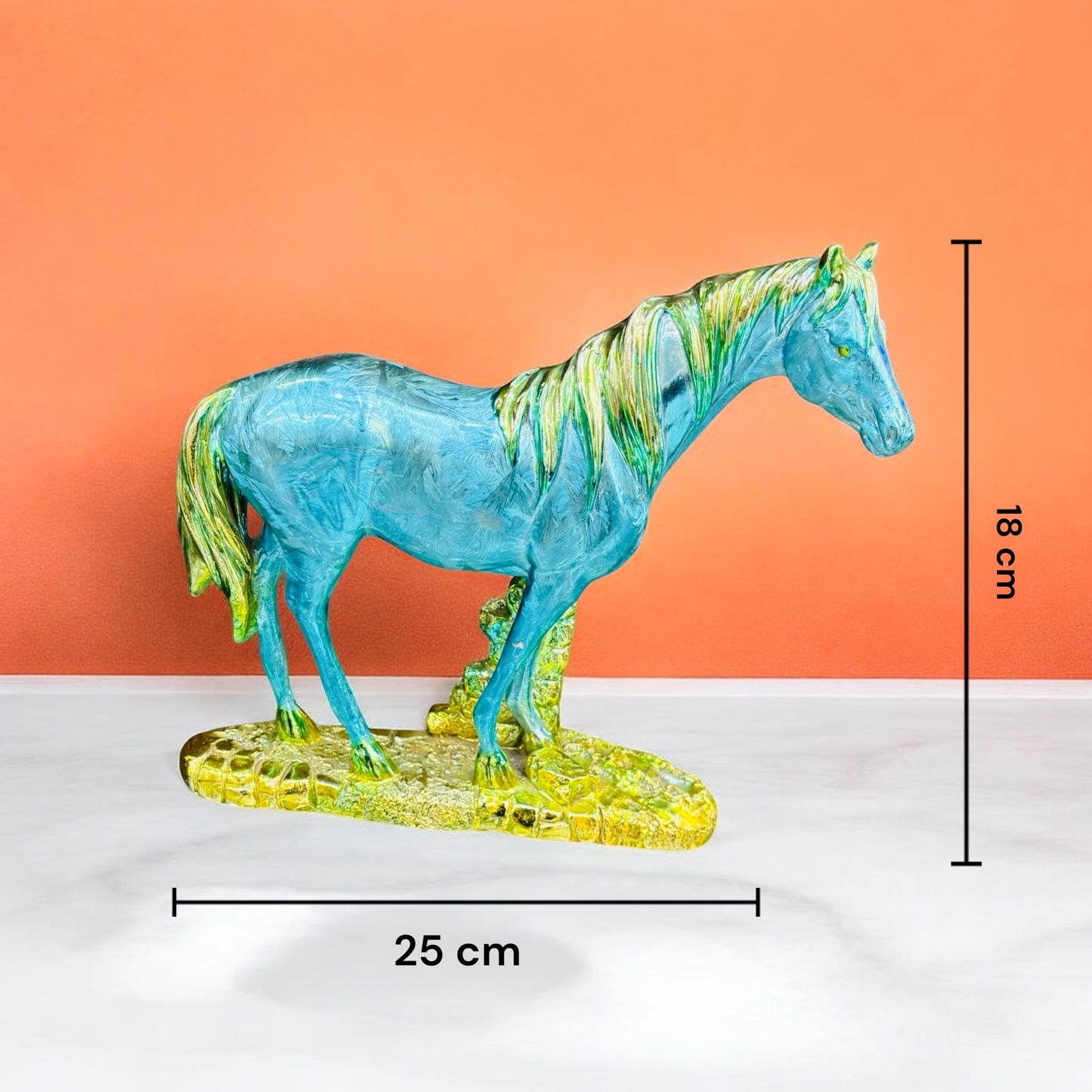 Dreamy Blue Equestrian Elegance for Table Decor and Home Decor