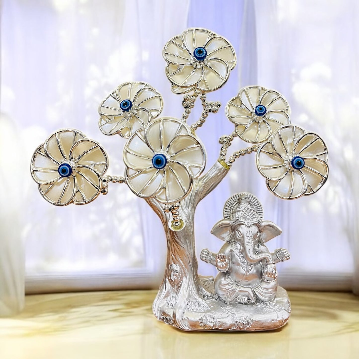 Ganesh Ji Evil Eye Tree for Table Decor and Home Decor