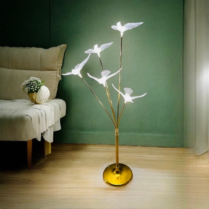 Bird Standing Led Light Floor Lamp