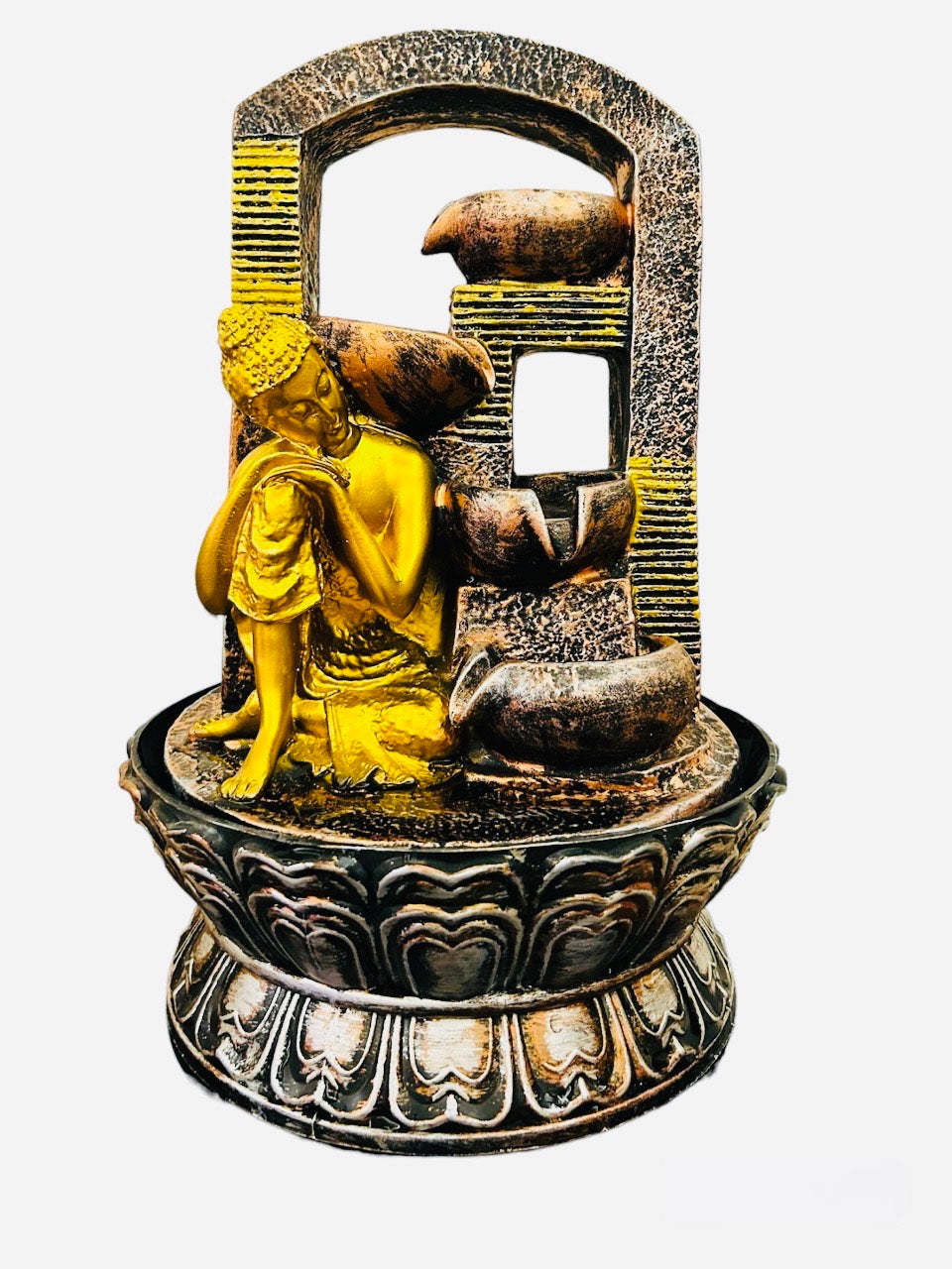 Sleeping Buddha Table Top Fountain for Home Decor