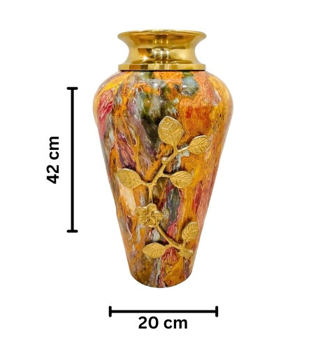 Splash of colors floor flower vase