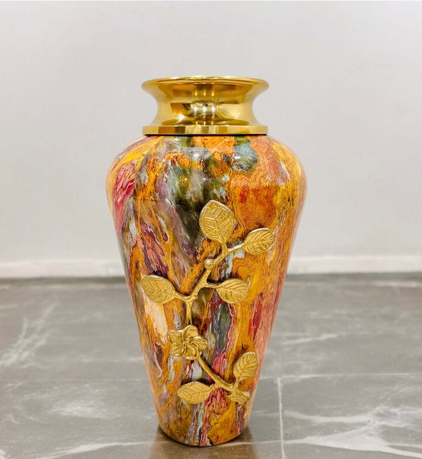 Splash of colors floor flower vase