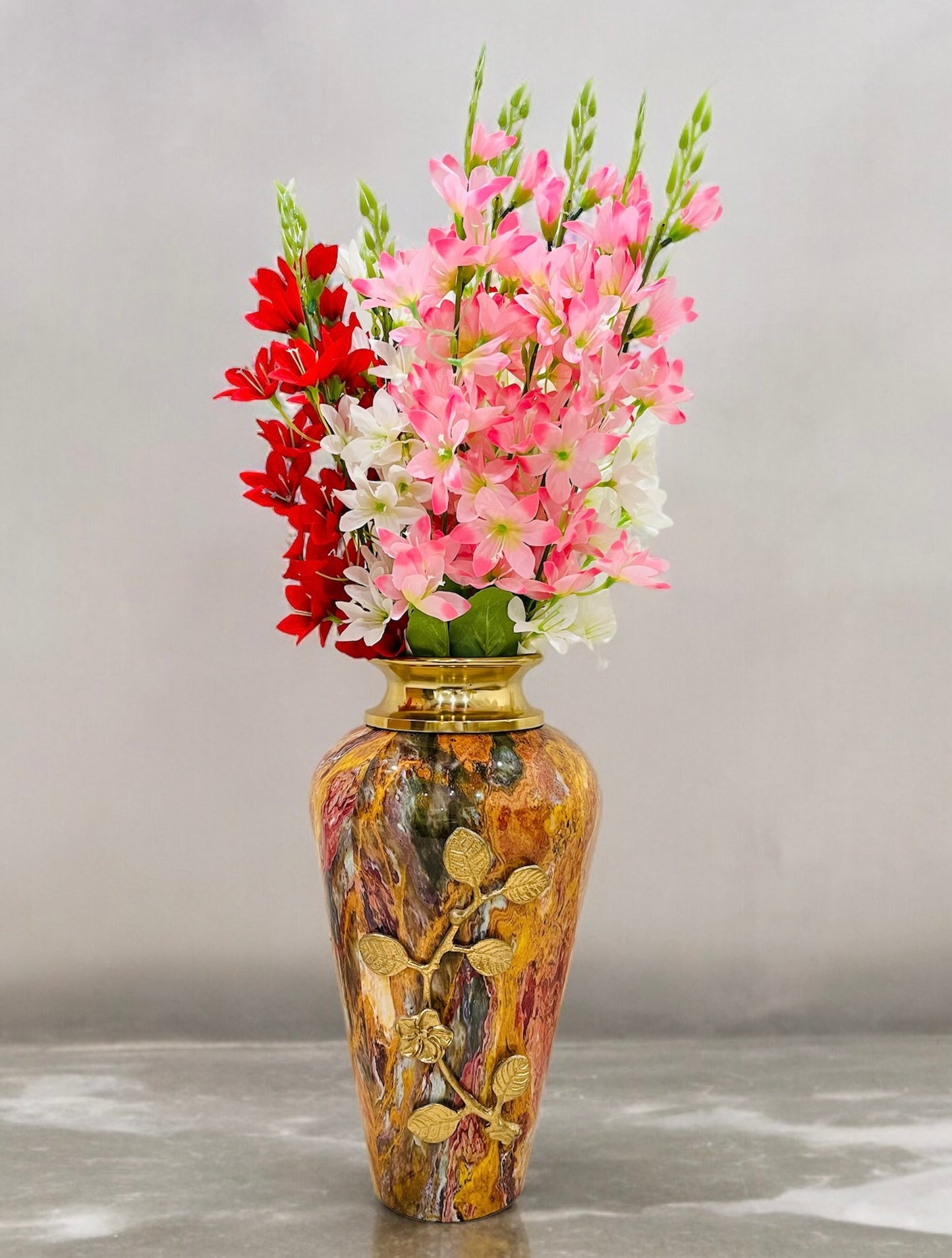 Splash of colors floor flower vase