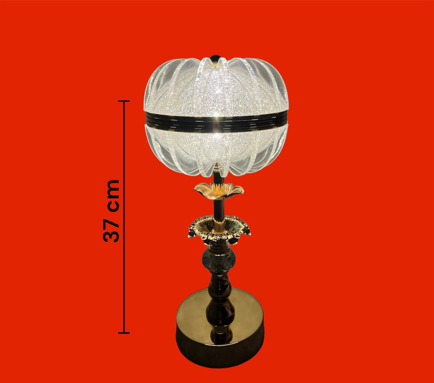 Crystal Table Lamp with 3 Light Modes