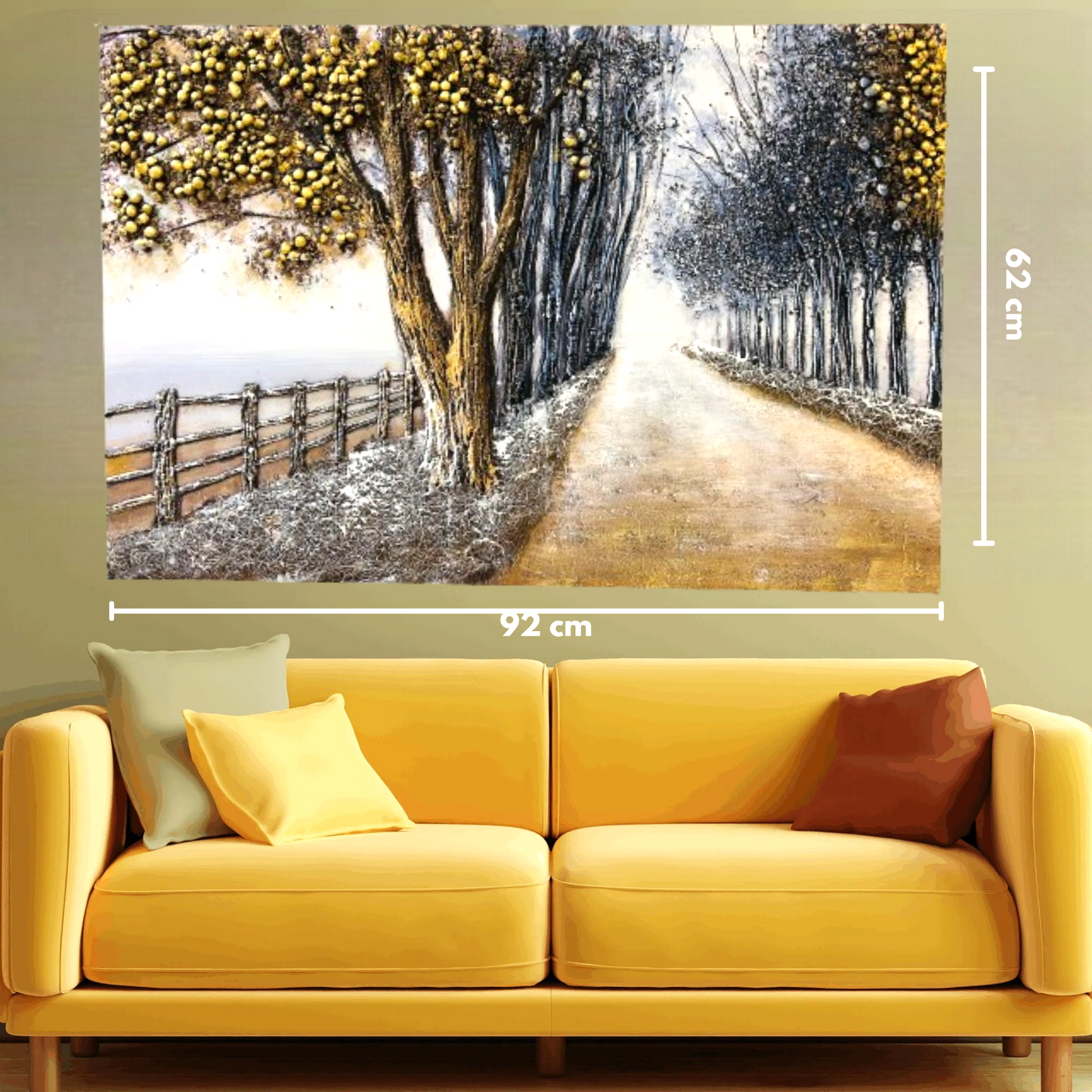Shed of Trees Passage canvas painting