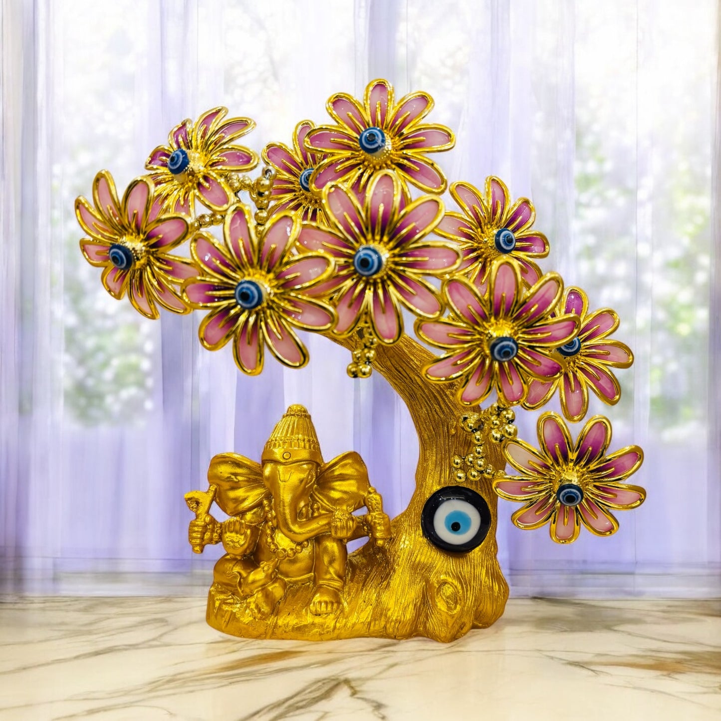 Ganesh Ji Evil Eye Tree for Table Decor and Home Decor