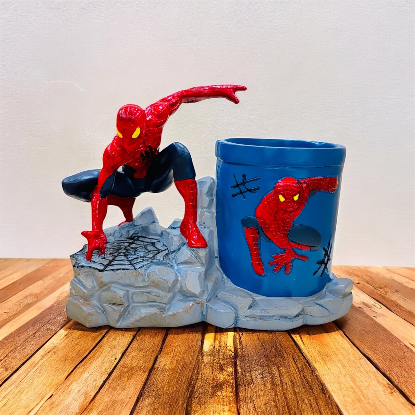 Spiderman Metal Pen Stand - Desk Organizer