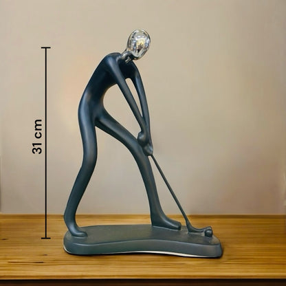 Abstract Man Playing Golf Showpiece for Home Decor and Interior Booster