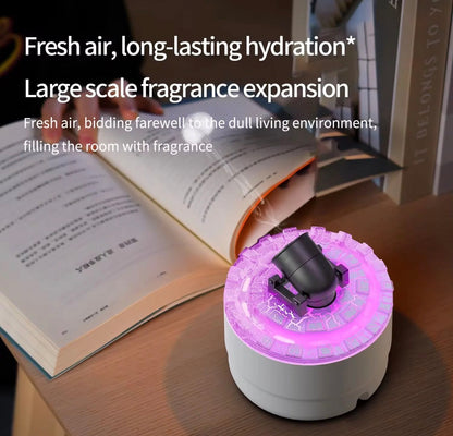 Cannon Mist Aroma Diffuser & Ultrasonic Humidifier with Ambient Light