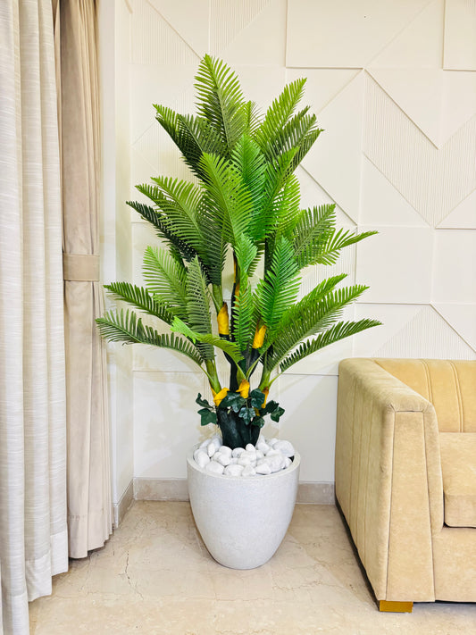 Artificial Lush Green Arica Palm Tree - 6FT