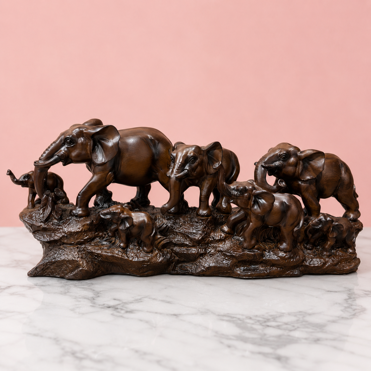 Luxury Golden Deer Showpiece Set of 3 with Crystal Balls – Elegant Reindeer Figurines for Home & Office Decor