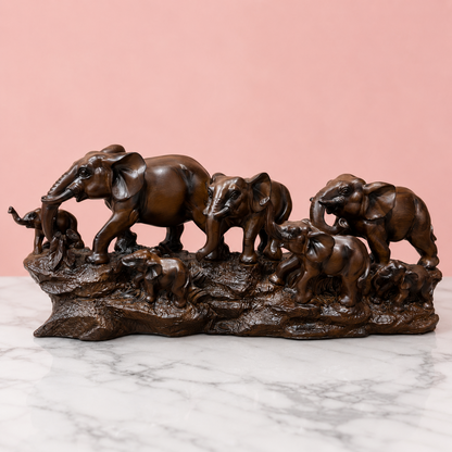 Luxury Golden Deer Showpiece Set of 3 with Crystal Balls – Elegant Reindeer Figurines for Home & Office Decor
