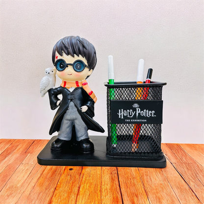 Harry Potter Desk Organizer & Pen Stand with Hedwig Figurine