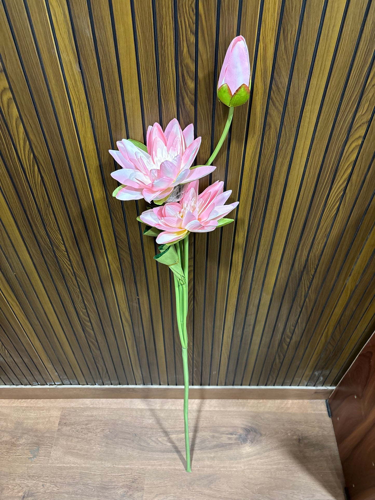 Premium Artificial Lotus Flower Stem – 52 Inches | Tall Decorative Lotus Stem for Floor Vases