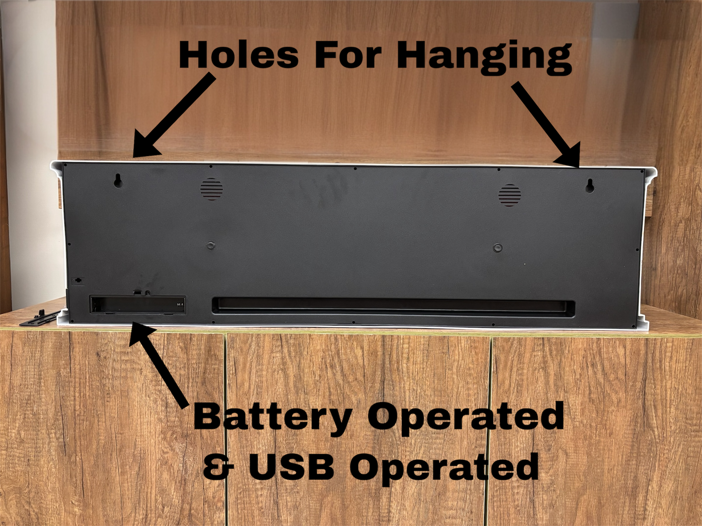 Artificial White Fire Lamp with Dynamic Led Flame Effect (White)