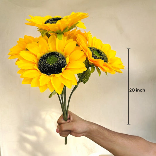 Artificial Sunflower Bunch Stem