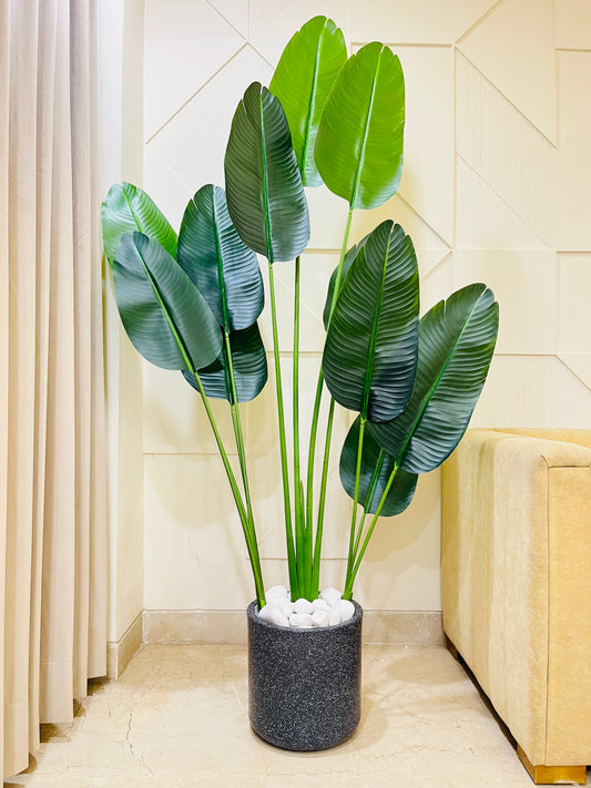 Artificial Banana Leaf Plant 6FT for Home Decor