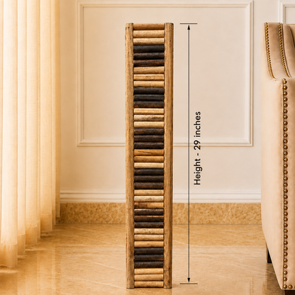 Premium Natural Bamboo Floor Vase – 29 Inch Tall Decorative Vase for Living Room & Home Decor