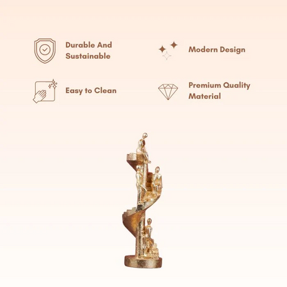 Symbol of Progress: Spiral Staircase Showpiece Ideal for Home Decor