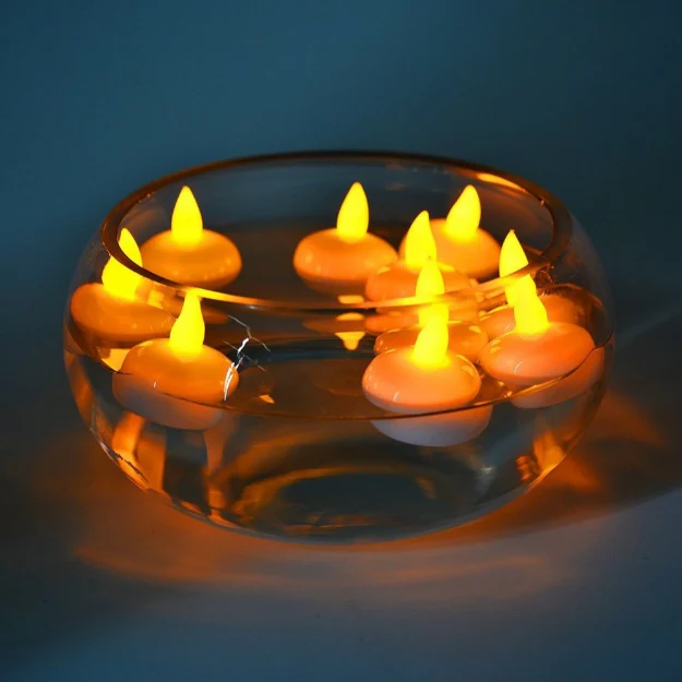Led Floating Tea Light Candle Pack of 12