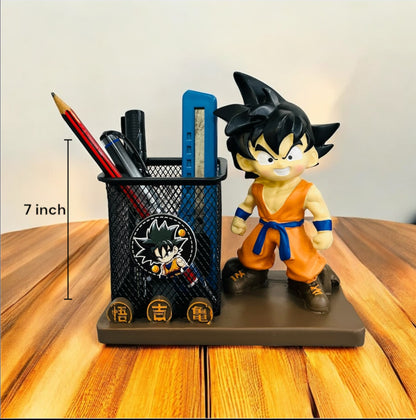 Goku Resin and Metal Pen Stand- Desk Organizer