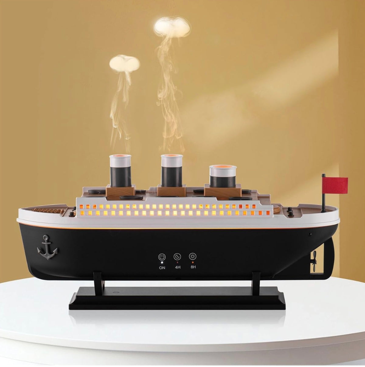 Titanic Ship Aroma Diffuser with LED Lights – Decorative Humidifier