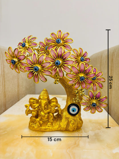 Ganesh Ji Evil Eye Tree for Table Decor and Home Decor