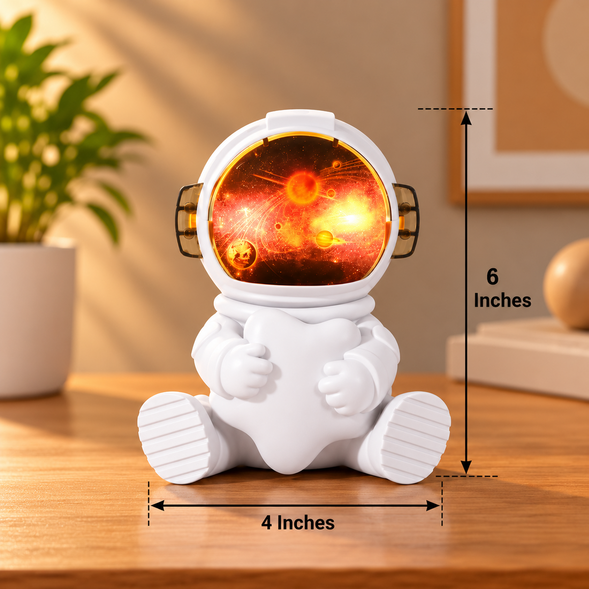 Astronaut Galaxy Diffuser with LED Night Light – Space-Themed Humidifier