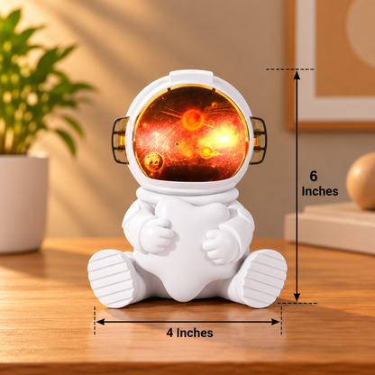 Astronaut Galaxy Diffuser with LED Night Light – Space-Themed Humidifier
