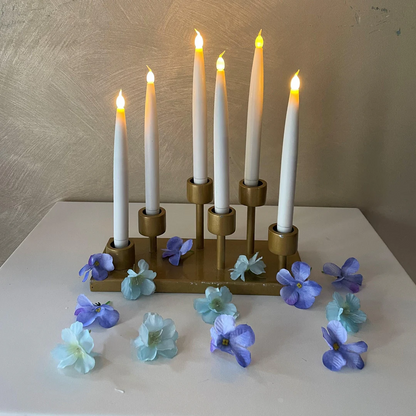 Led Long Pole Flameless Taper Candles