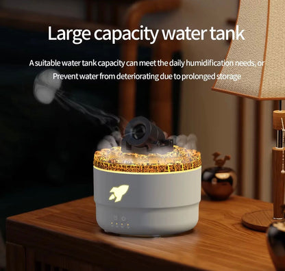 Cannon Mist Aroma Diffuser & Ultrasonic Humidifier with Ambient Light