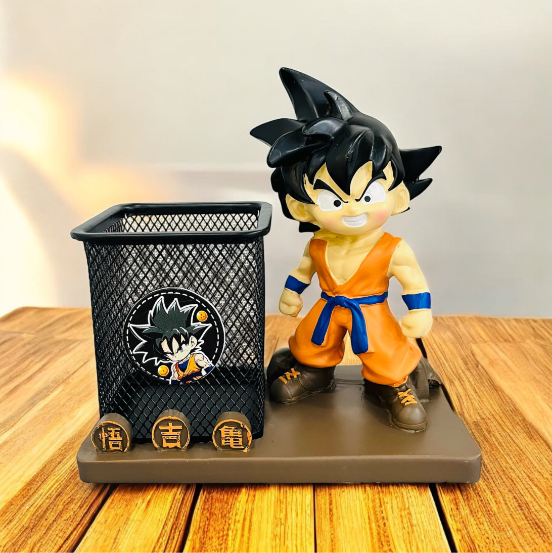 Goku Resin and Metal Pen Stand- Desk Organizer