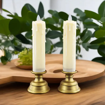 Led Pillar Candle with Stand