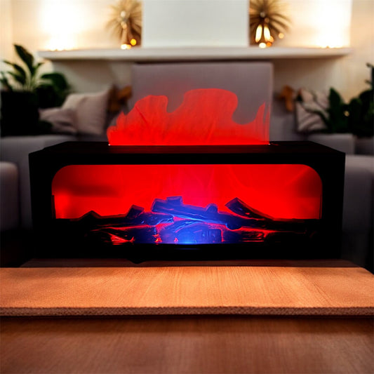 Fire Lamp with Diffuser for Table Decor and Home Decor