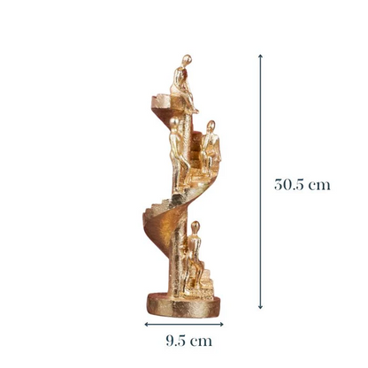 Symbol of Progress: Spiral Staircase Showpiece Ideal for Home Decor