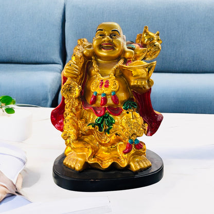 Laughing Buddha Showpiece Ideal for Home Decor and Peace