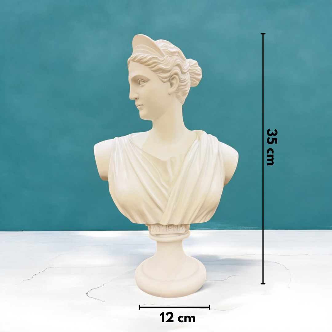 Classical Bust Sculpture for Table Decor, Home Decor