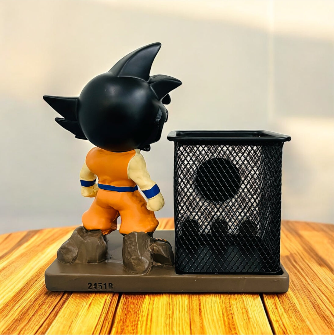 Goku Resin and Metal Pen Stand- Desk Organizer