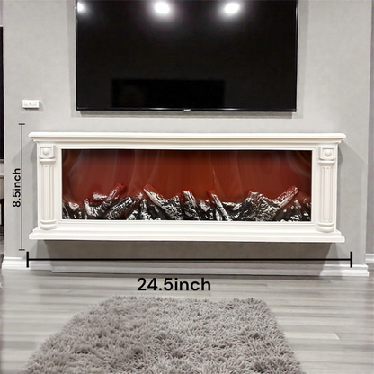 Tabletop LED Fireplace  – Realistic Ember Glow Decorative Flame Lamp