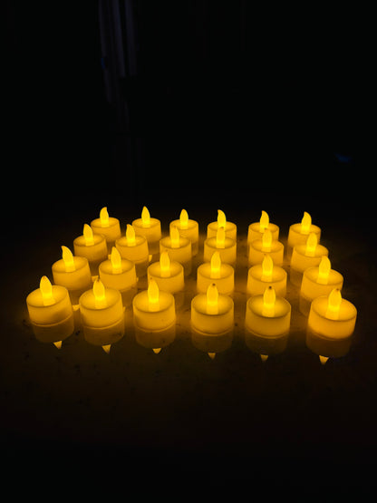 Led Tea Light Candles for Event Decor and Home Decor (Pack of 24)