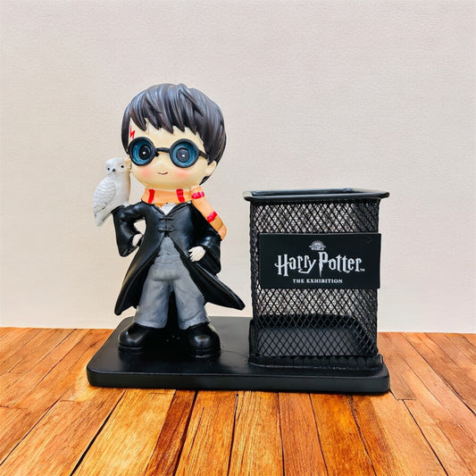 Harry Potter Desk Organizer & Pen Stand with Hedwig Figurine
