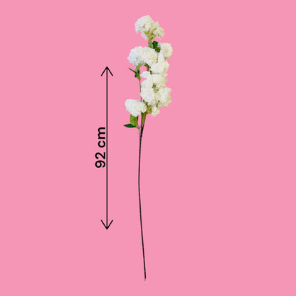 Pink and White Artificial Matthiola Flowers for Flower Vase- Stylish Home Decor